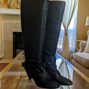 Leather boots